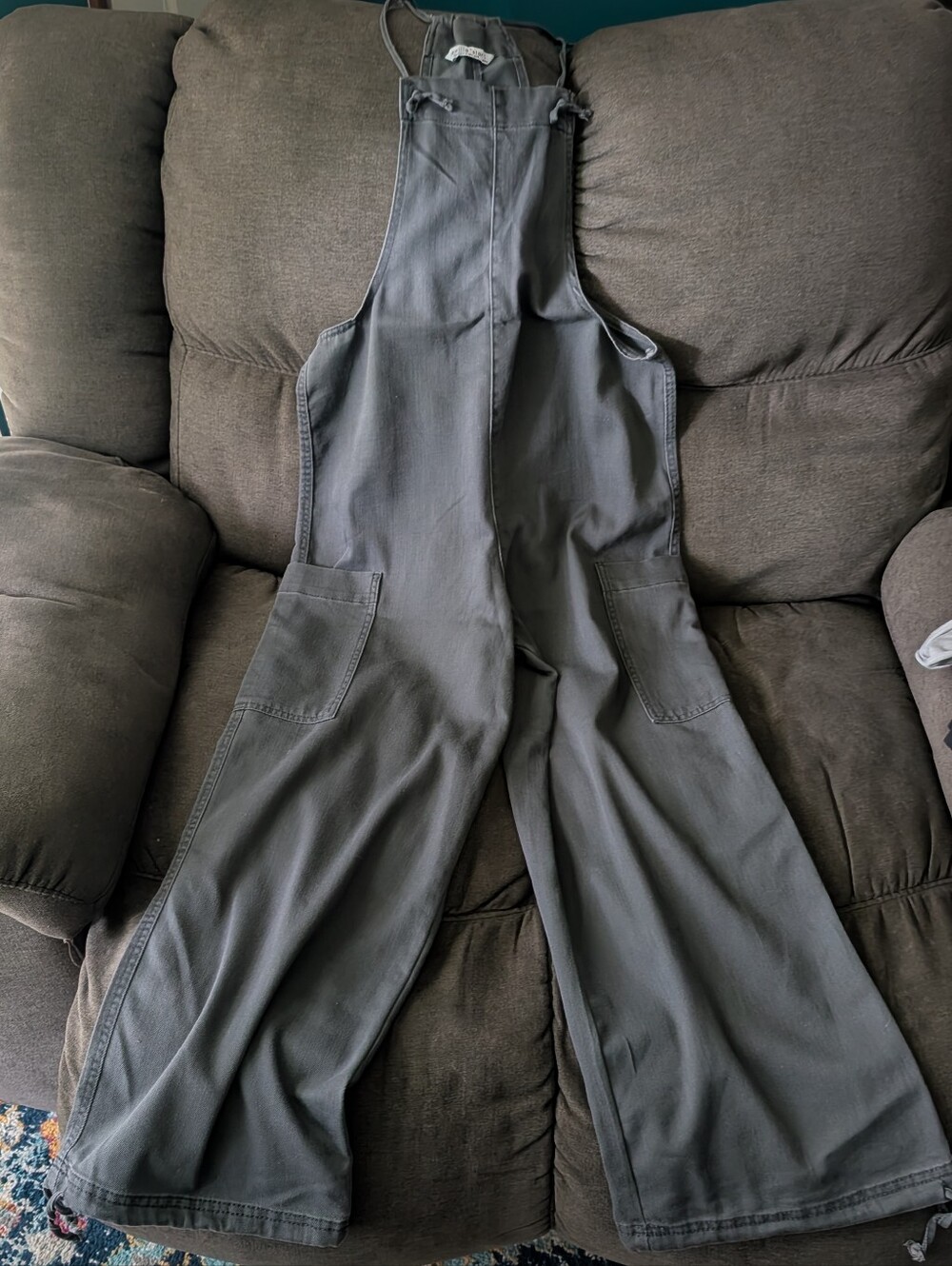 Vanilla Star Wide-Leg Jumpsuit in Gray